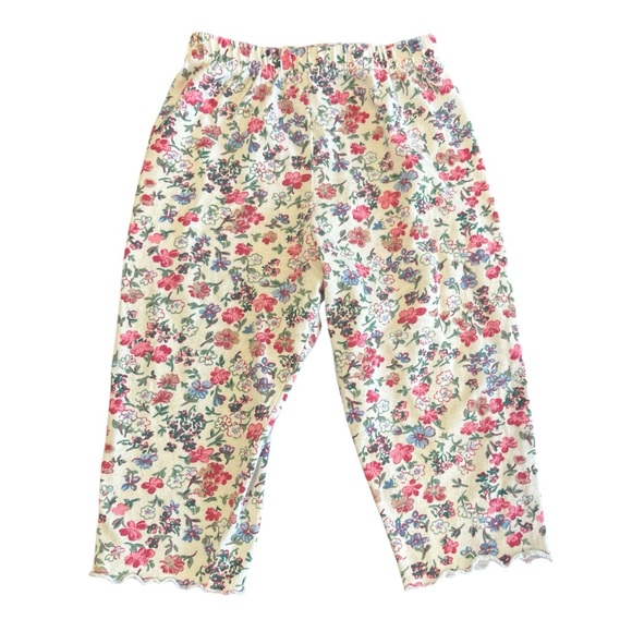 Vintage 90s kids toddler floral matching pant and tshirt set size 18 months - Picture 6 of 10